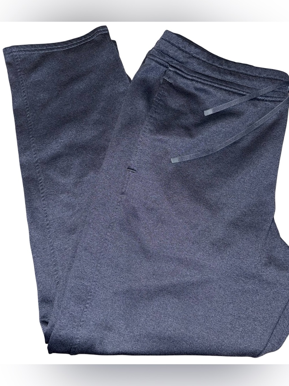 LL Bean Mens XL Regular Grey Fleece Sweatpants Drawstring Joggers Pants